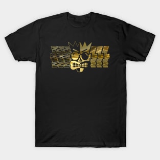 Rave logo collector in gold from the 90s rave parties T-Shirt